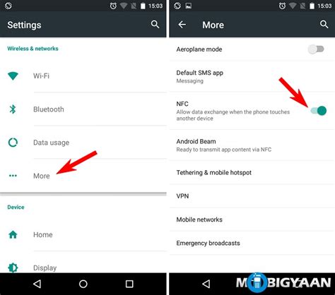 how to use phone as nfc tag|turn on nfc android.